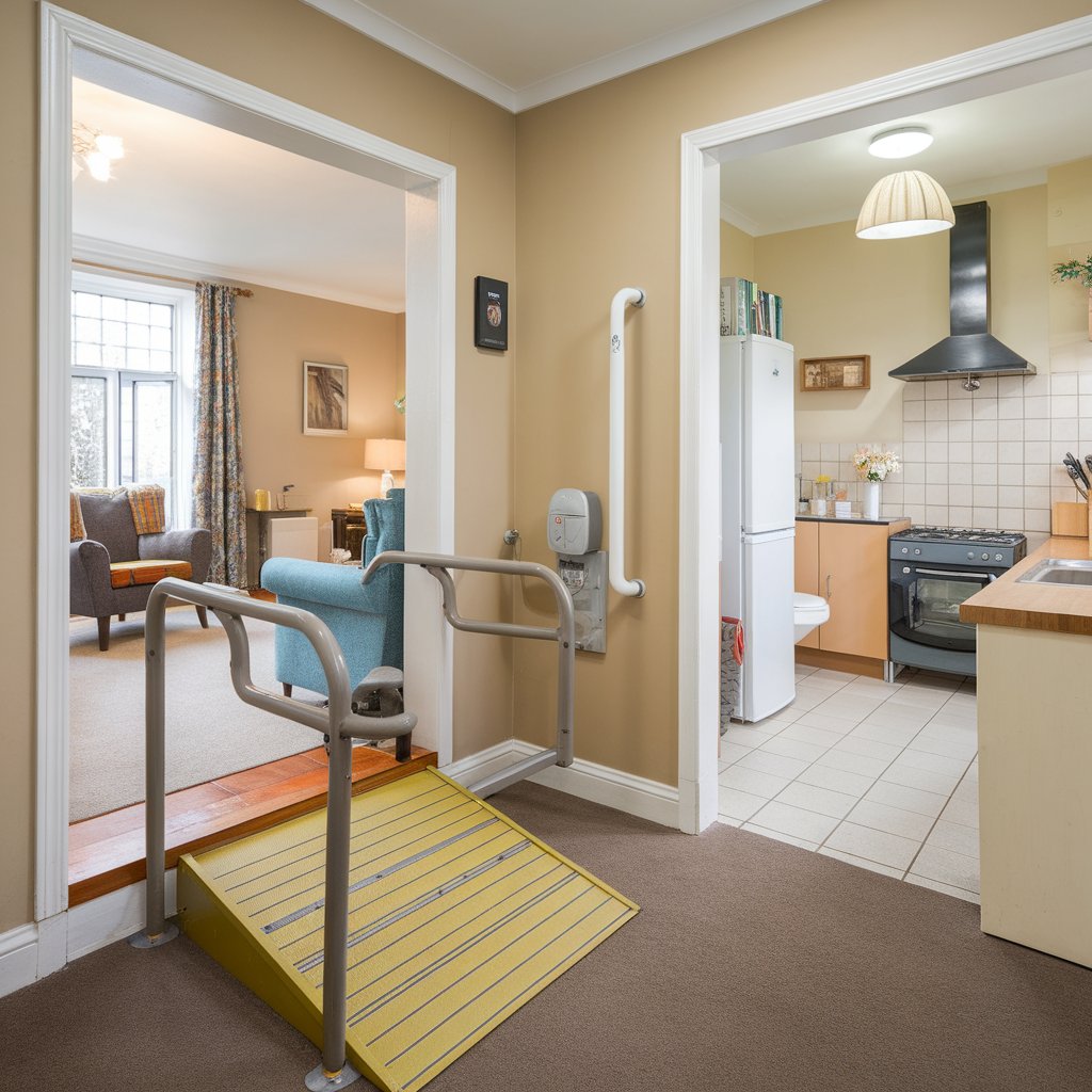 Which of the following is the most common home modification for aging in place