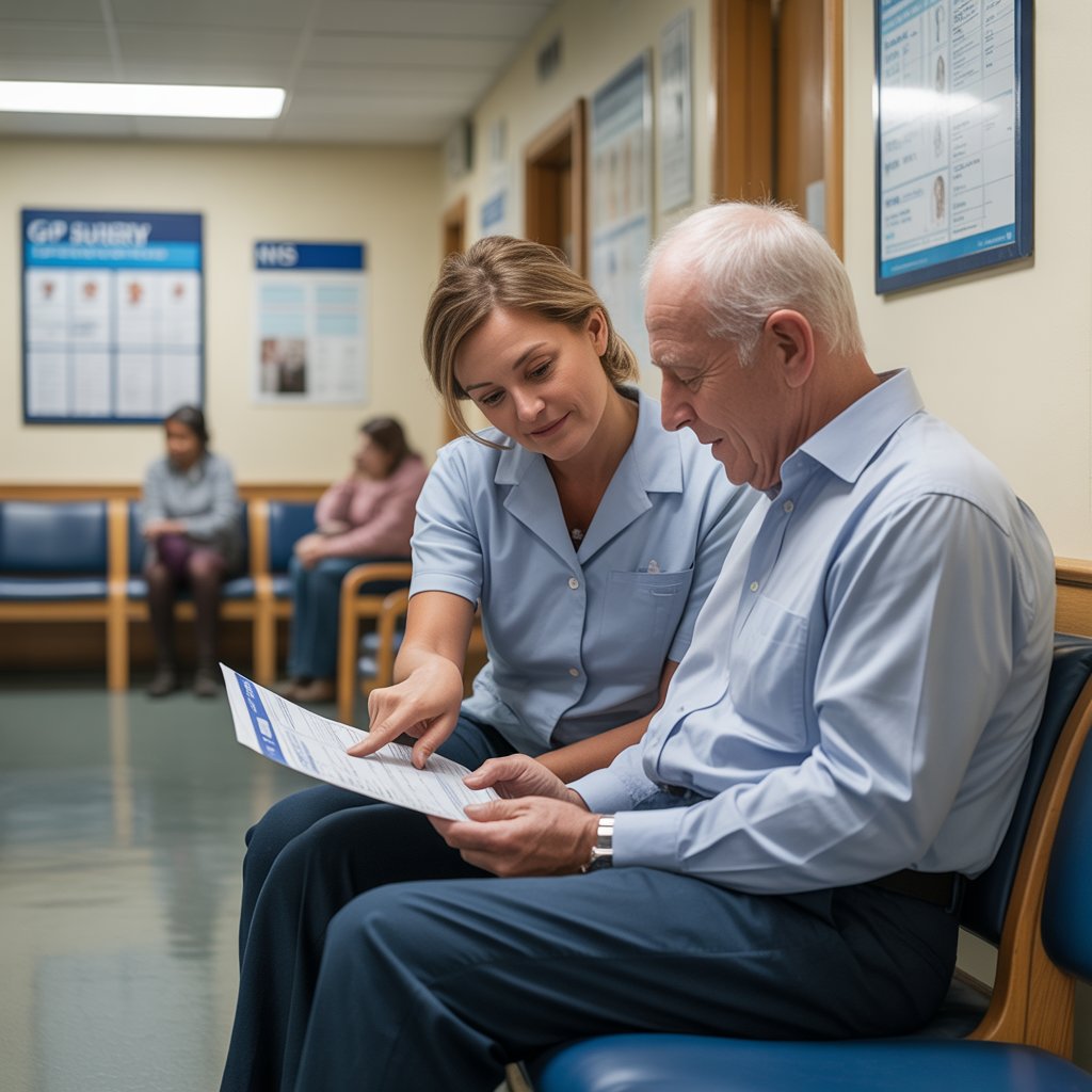 Support getting to medical appointments with a professional carer helping an older adult attend GP visits safely and confidently.